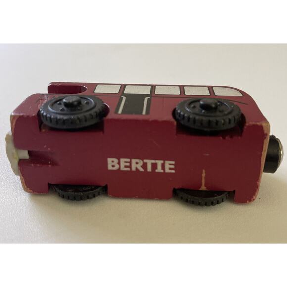 THOMAS THE TRAIN & Friends Wooden Railway BERTIE the BUS- 2003 Guillane - Picture 5 of 5